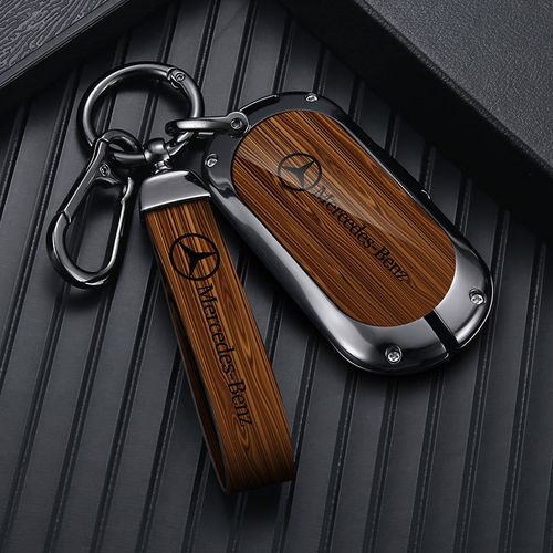 Hot Sale Car Key Protective Case Premium Wood Grain Color