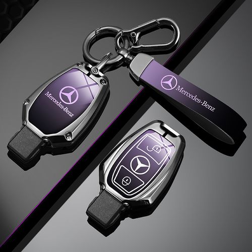 Key Fob Cover Keychain Leather Car Smart Key Case Protector Holder