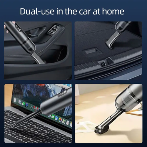 This pocket vacuum cleaner, with its palm-sized body, can be easily tossed into the armrest box. The moment you press the switch, its powerful suction penetrates even the most hard-to-reach areas like seat crevices and air vents, sweeping away crumbs, hair, and dust particles with a single touch. Even better, it features a built-in blower and vacuum mode, loosening dust deep within floor mats and removing debris from carpet fibers – all with a single press. 发送反