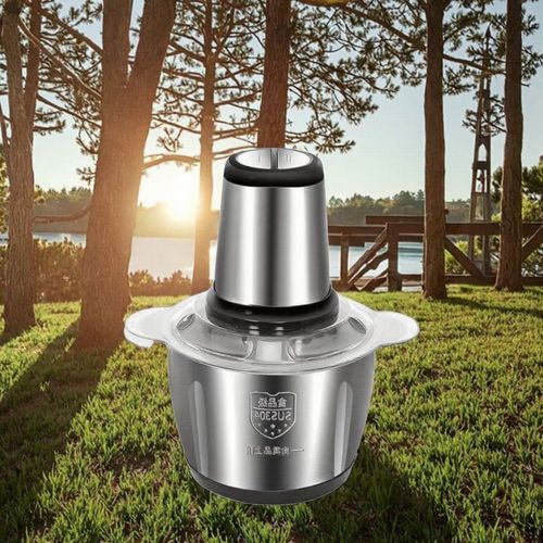 Powerful Electric Food Processor Kitchen Food Chopper Blender Meat Grinder Mixer, 300W Electric Meat Grinder Food Chopper, Kitchen Cutter For Vegetable, Onion, Garlic, Meat, Nuts, And Youngsters Food