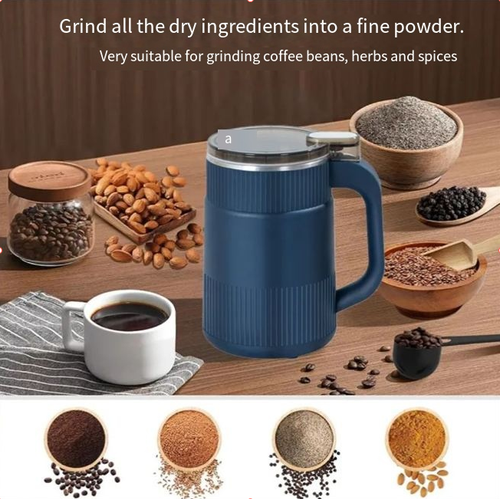 Grain Mill, Small Household Grinder, High-Power Crusher, Wall-Breaking Machine, Suitable for Kitchen Use, Essential for Home Cooking, Christmas Gift Giving, Best for Christmas