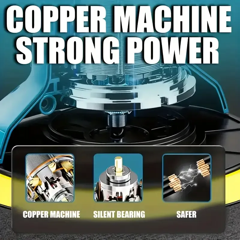 This paint polishing machine, with its precise power and scientific design, makes paint repair more efficient. Equipped with a high-power pure copper motor, it offers multiple speed settings, from light oxidation removal to deep scratch removal, catering to different paint surface needs. The low-speed mode gently removes oxidation and water stains, the medium-speed mode is suitable for moderate scratch repair, and the high-speed mode quickly grinds away deep sun damage and wash marks.