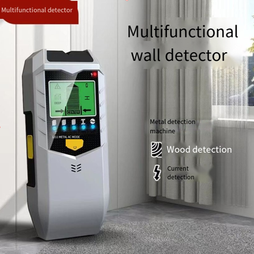 The wall detector turns you into a clairvoyant in seconds. It can penetrate 10cm thick concrete walls. No matter how deep the steel bars, water pipes, and electrical conduits are hidden, they will all look like fluorescent labels. A red light will always light up on the screen to remind you. Even wires as thin as 0.1mm can't escape its eyes.