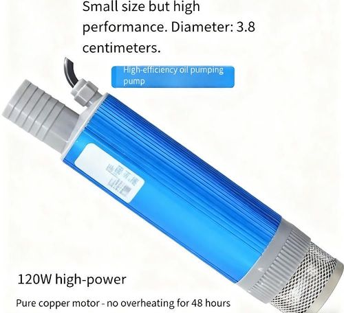 This lithium battery oil pumping pump offers flexible and unrestricted wireless operation. The pure copper motor is powerful, ensuring efficient and stable pumping of oil and water. It supports dual power sources of vehicle charging. It is compatible with various scenarios and can be operated with one click, making it an all-round powerhouse for fluid transportation.