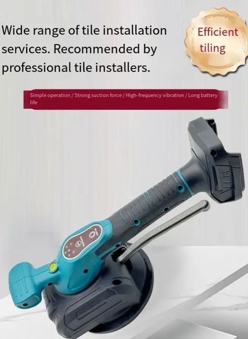 The world-famous lithium battery tile tiling machine is now on the market. Now it can lay 200 square meters of tiles a day. No need to bend down to knock or press hard. The machine will automatically vibrate and level the tiles when it is turned on, saving waist and energy. Say goodbye to empty drums and rework. The machine has high-frequency vibration, which can directly maximize the tile fit.
