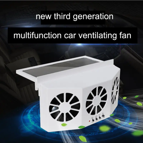 The third-generation multi-functional vehicle ventilation fan can quickly expel the heat inside the vehicle, filter PM2.5, formaldehyde, etc., and purify the air. It is easy to install, energy-saving and has a long battery life, making driving more refreshing and comfortable.