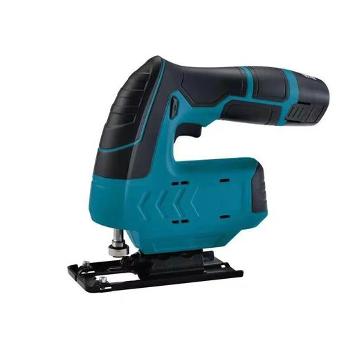 Woodworking lithium battery curve saw, with 12V lithium battery eliminating the constraints of cables, high-power motor + quick change saw blade device, cutting solid wood, density board, etc. is smooth and effortless. The soft leather rubber handle provides a comfortable grip, and single-handed operation is flexible. It enables woodworkers to create DIY and creative works freely, making it the stylist of the woodworking world.