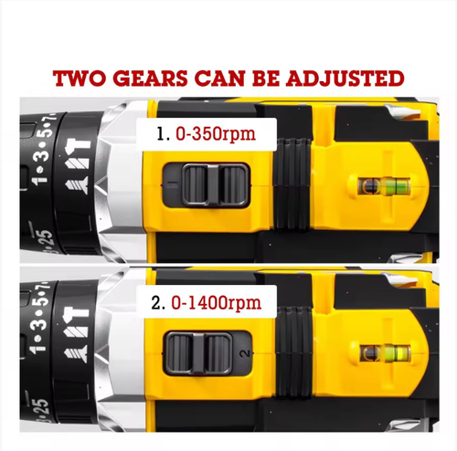 This all-in-one tool kit includes a tape measure, screwdriver, pliers, etc. The core dual-speed lithium battery drill can adjust the speed flexibly, has long battery life and a comfortable grip. It is suitable for various scenarios such as home repairs, furniture assembly, DIY creations, etc. The storage is scientific, allowing you to easily become a skilled artisan.