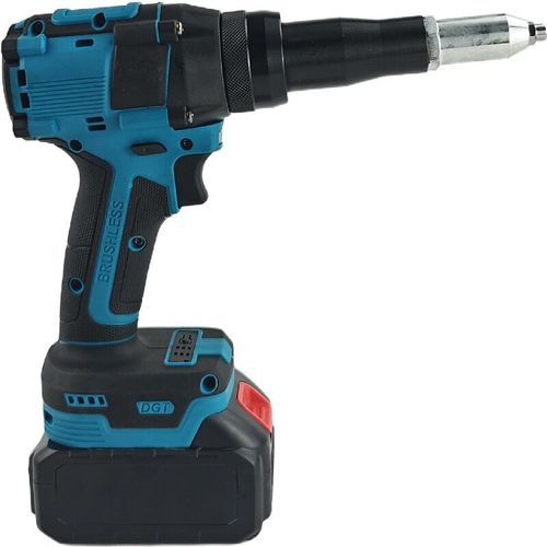Lithium battery brushless riveting gun. The brushless motor has strong power, the lithium battery provides unlimited power supply without any restrictions. The ergonomic design makes it comfortable to use for a long time. It is compatible with multiple specifications for all scenarios. Order today and get 200 rivets for free. It is essential for professional craftsmen and DIY enthusiasts. The riveting is efficient and secure. Don't hesitate to purchase now!