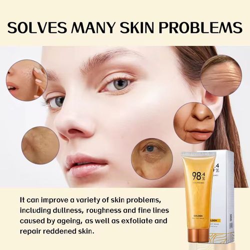 Order today and you'll receive 5 pieces of gold peel-off films. Within 15 minutes, it can deeply remove blackheads, eliminate old and excessive keratin, and provide dual effects of anti-wrinkle and lifting. It can quickly smooth out dry lines and tighten pores. After application, your face will become plump, moist and bright. Cleanse and anti-wrinkle are done in one step! With a natural look, it also brings a firm and radiant complexion!