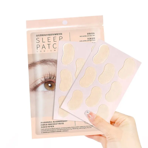Anti-wrinkle sleep lines patch. Night owls, close your eyes and sleep! The matrix structure releases energy while you sleep, eliminating wrinkles and hydrating your skin. Upon waking, the eye area becomes soft and free of wrinkles. One pack contains 16 patches. If you place an order today, you'll receive 8 packs, which can last you for half a year. Apply one patch before bed, and you'll wake up with a supple and youthful-looking eye.