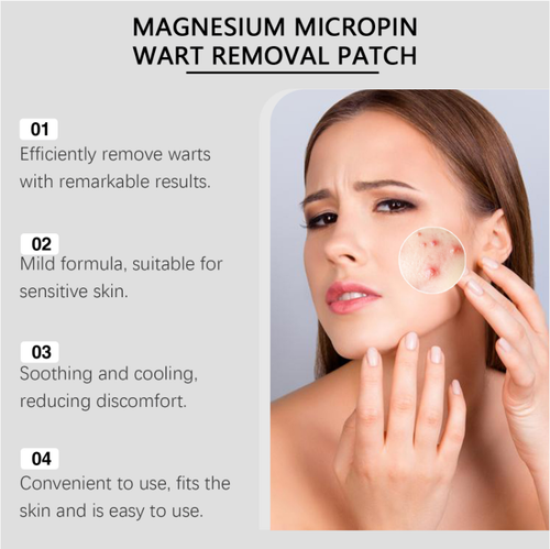 Are you too embarrassed to show your skin because of warts or moles? OLHOE magnesium needle wart removal patch. Magnesium needle + gentle formula, gently adheres to fade blemishes, thin and invisible without embarrassment. Order today and get 3 boxes for the price of 1 box (total 12 patches, 4 patches per box). Even sensitive skin can use it. Easily brighten and smooth the skin, and feel more confident when showing your skin!