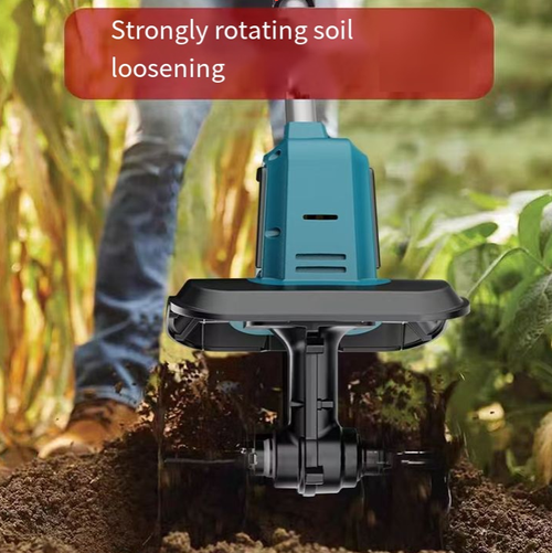Lithium battery weeding machine, brushless motor + manganese steel blade, quickly breaks hard soil. With one charge, it can loosen 10 acres of land. Its efficiency is 5 times higher than a hoe. Adjustable handle to prevent bending and twisting, prevents grass entanglement, lightweight body. Elderly and women can also operate it stably. Zero fuel consumption and easy to store. No need to rely on brute force for farming. Easily loosen the soil with ease!