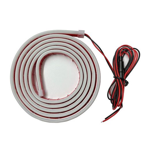 Nighttime C position must-have item, silicone waterproof shell, red and white cyber style, perfectly fits the car hood. 8 types of dynamic lighting effects, flowing light during driving is eye-catching, parking breathing lights create stunning photos. 10-minute seamless installation, compatible with multiple vehicle models. Bright but not dazzling, dual function of decoration and enhancing recognition. The front of the car instantly becomes an exclusive model!