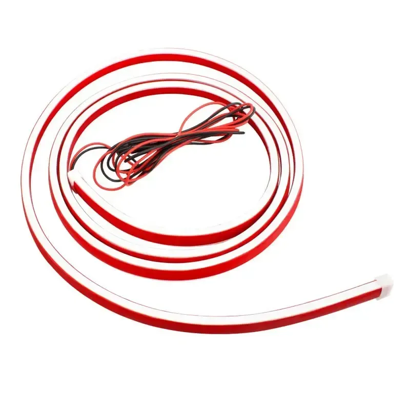 Nighttime C position must-have item, silicone waterproof shell, red and white cyber style, perfectly fits the car hood. 8 types of dynamic lighting effects, flowing light during driving is eye-catching, parking breathing lights create stunning photos. 10-minute seamless installation, compatible with multiple vehicle models. Bright but not dazzling, dual function of decoration and enhancing recognition. The front of the car instantly becomes an exclusive model!