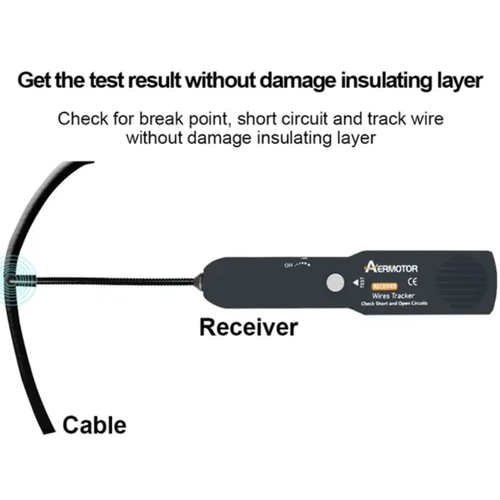 Automobile Circuit Inspection Instrument: Conducts non-destructive detection of open circuits and short circuits, accurately locates faults, and identifies target wiring harnesses. The flexible bending probe is suitable for narrow corners, and the transmitter + receiver combination is easy to operate and can be mastered even by beginners. Portable and compact, it can be used for both on-board emergency situations and outdoor maintenance, saving time and effort.