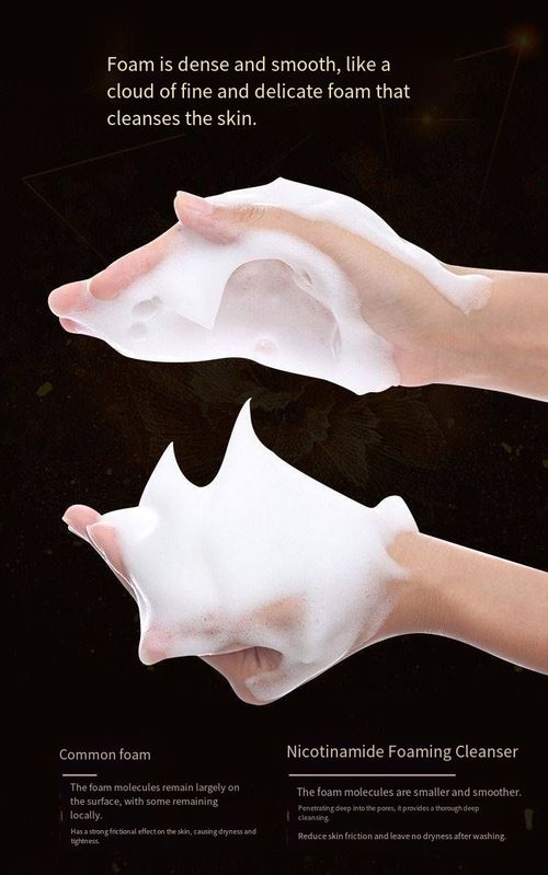 5 bottles of Nicotinamide Transparent Facial Cleanser Value Pack! The thick foam gently cleanses the pores and removes oil, with the core ingredient nicotinamide brightening and removing yellowish tones. After washing, it leaves the skin hydrated and not tight, suitable for both dry and oily skin types. It can be used for daily use, business trips, or sharing. It offers both cleansing and brightening effects, allowing you to easily achieve a clear and fair complexion!