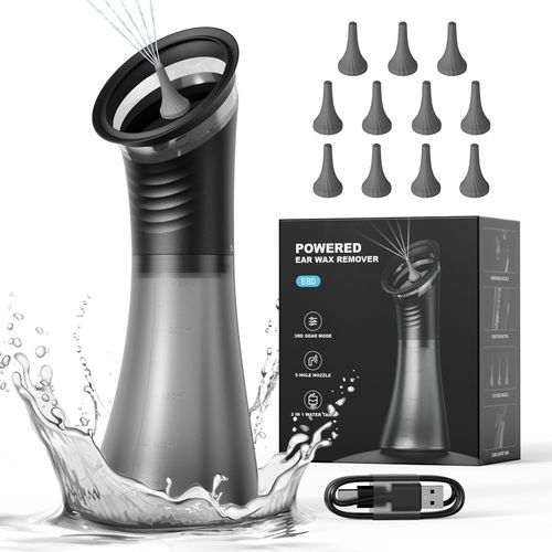 Still troubled by ear cleaning? The 360-degree vortex electric ear cleaner is here! The 360° wrap-around gentle cleaning technology gently removes earwax without irritating the eardrum. It has three modes to meet different needs. The device is small and portable, and the replacement nozzle is clean and hygienic. With a single charge, it has an extremely long battery life. Say goodbye to ear cleaning shops easily, and enjoy free and convenient ear canal cleaning anytime!