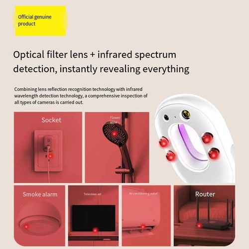 All-scenario Privacy Protection Portable Integrated Device: Optical filter lens, infrared spectroscopy technology precisely locates various hidden cameras. Three sensitivity modes are available to adapt to different usage scenarios. The vibration sensing module effectively prevents theft of doors and windows and luggage, and resolves privacy leakage and illegal intrusion risks during business trips and at home in one step.