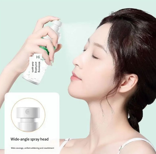 If you place the order today, we will send you a total of 5 bottles of high-potency molecular whitening and anti-spot essence spray. Just one spray can thoroughly clean your face. Its wide-angle nozzle can cover the entire face. It has the dual functions of lightening spots and brightening the skin tone. Even when you are bare-faced, it can still emit a natural glow. For those who are too lazy to put on makeup, this is a miracle skincare product.