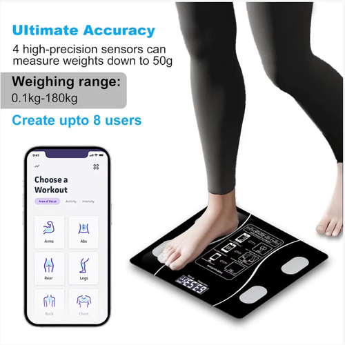 Order today and you will receive 2 intelligent, precise, professional and multi-functional Bluetooth APP body fat scales. These scales can measure various physical data such as body fat, and can also record the change curves through the application. It supports up to 8 users, has an automatic calibration function, and can match data for the entire family. It enables you to manage your physical condition easily and accurately.