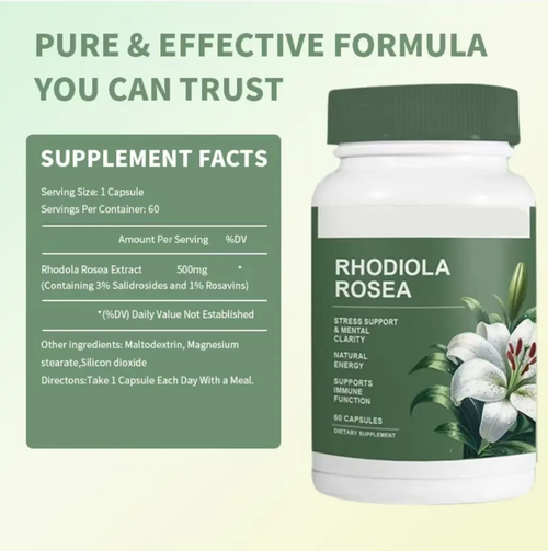 Order today and you will receive 3 boxes of Qingwei Balance Blood Body Care Rhodiola Capsules. These capsules: can naturally relieve stress, boost energy, enhance intelligence and memory, regulate immunity, alleviate altitude sickness, are suitable for vegetarians, and can activate physical and mental vitality and restore a healthy rhythm! Start now, let this small capsule become your proactive health companion!