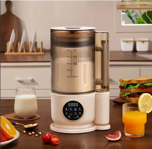 Vintage cream-style silent blender, running at a low noise level of 48dB, does not disturb sleep. With a 1500ml large capacity, it can meet the needs of the entire family. It can handle 8 functions such as making soy milk, rice porridge, and juice all at once. It supports Reservation and automatic cleaning. It is smooth and free of residue without the need for filtration. Its appearance is as exquisite as its performance. It is an ideal choice for a gentle breakfast.
