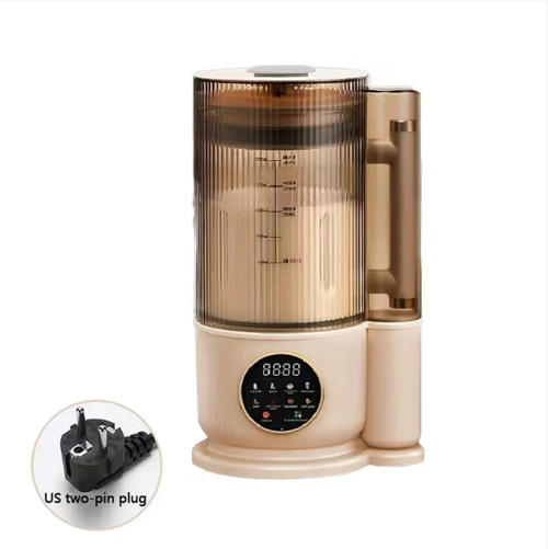 Vintage cream-style silent blender, running at a low noise level of 48dB, does not disturb sleep. With a 1500ml large capacity, it can meet the needs of the entire family. It can handle 8 functions such as making soy milk, rice porridge, and juice all at once. It supports Reservation and automatic cleaning. It is smooth and free of residue without the need for filtration. Its appearance is as exquisite as its performance. It is an ideal choice for a gentle breakfast.