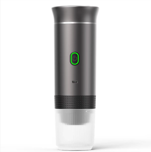 The three-in-one portable coffee machine supports both capsule and coffee powder modes. It uses 15Bar gold pressure to extract rich oils. It comes with 4-6 minutes of real-time heating. It can be started with one click, is wireless and portable, has IPX7 water resistance for easy cleaning, long-lasting Type-C charging, and allows you to enjoy freshly brewed coffee anytime and anywhere. Every time you want to have coffee, it brings you convenience.