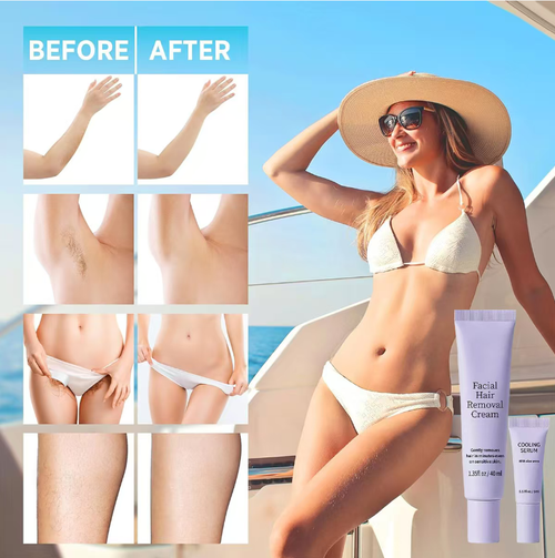 Order today and you will receive 3 boxes of Firebird Aloe Vera Essence Gentle Anti-Allergy Hair Removal Cream, which is suitable for all body parts. After application, wait for a few minutes and gently scrape off. There will be no black spots, no pain, and no peeling. Combined with the soothing essence lotion, you can easily have smooth and beautiful skin, allowing your summer skin to freely display its charm.