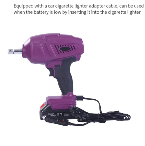 5 tons of electric hydraulic jack + wrench set. Elevate SUVs and sedans with one click. Electric wrench can tighten tire screws in just a few seconds. Equipped with LED lighting, it's clear even at night for tire replacement. Dual power supply of battery and cigarette lighter. No breakdown in critical moments. Compact and portable, saving space. Essential for safe self-driving trips. Say goodbye to the embarrassment of roadside tire replacement.