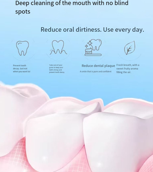 Once you place the order, you will receive 10 bottles of dental cavity restoration, plaque removal, tartar removal, teeth whitening and teeth polishing spray. It uses a mild enzyme formula and can produce thick foam, which can deeply clean the hard-to-reach areas of the mouth, dissolve stains, reduce plaque, and its design features a push-button design. It is convenient to use and hygienic. Even people with sensitive teeth can use it with confidence.