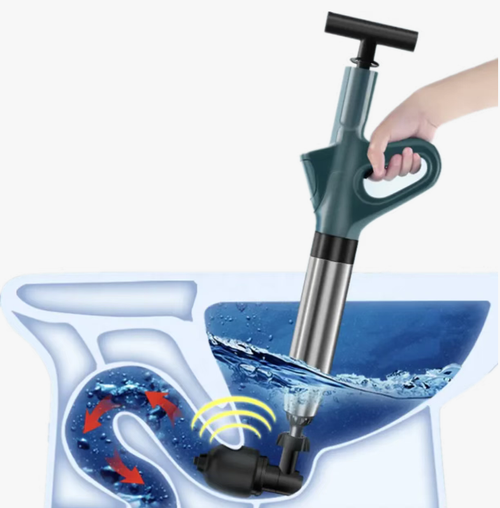 This 304 stainless steel pipe unclogging tool adopts high-pressure gas explosion technology. It can break through the blockage with one blast and is suitable for various scenarios such as toilets and floor drains. The thickened explosion-proof pipe wall is combined with a pressure gauge for precise pressure control. The operation is safe and splash-proof. It can be hung and stored neatly, making it an excellent helper for household unclogging.