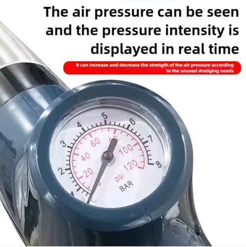This 304 stainless steel pipe unclogging tool adopts high-pressure gas explosion technology. It can break through the blockage with one blast and is suitable for various scenarios such as toilets and floor drains. The thickened explosion-proof pipe wall is combined with a pressure gauge for precise pressure control. The operation is safe and splash-proof. It can be hung and stored neatly, making it an excellent helper for household unclogging.