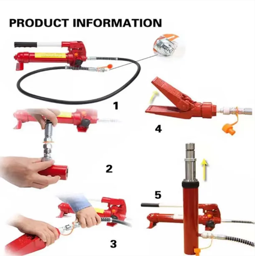 This 4-ton sheet metal separation jack, equipped with powerful hydraulic power, can precisely lift and support dented and deformed car bodies. The multi-specification accessory set is suitable for various repair scenarios. Made of high-carbon steel, it is durable and robust. The complete set of tools is portable and easy to store. It is a professional and efficient tool for car body shape repair and accident vehicle reshaping.