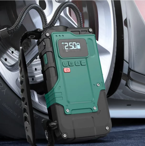 This integrated emergency power supply unit combines automotive emergency start, intelligent inflation pressure measurement, and three levels of emergency lighting. It features ten layers of safety protection and is compatible with various 12V vehicles. Its military-grade casing is sturdy and shock-resistant, making it portable and easy to carry. It is an all-round emergency companion for off-road travel.