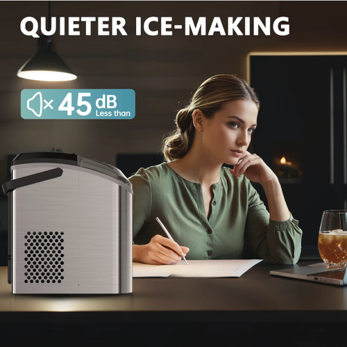 This 20KG fully automatic ice maker has a high daily production capacity and can produce solid cubic ice. It is suitable for family gatherings and commercial settings. It features low power consumption and is equipped with an intelligent LCD display, making the operation convenient. The desktop design allows for flexible placement. It is the ideal choice for efficient ice production. Make every moment of coolness within reach.