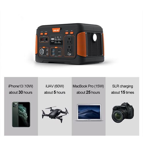 This Golisi portable energy storage power station is equipped with multiple interfaces such as AC, USB, and DC, allowing it to supply power to multiple devices simultaneously. It has a large-capacity battery and supports multiple charging modes. It also integrates LED emergency lighting. The device is portable and durable, making it a reliable power partner for outdoor travel and home emergencies.