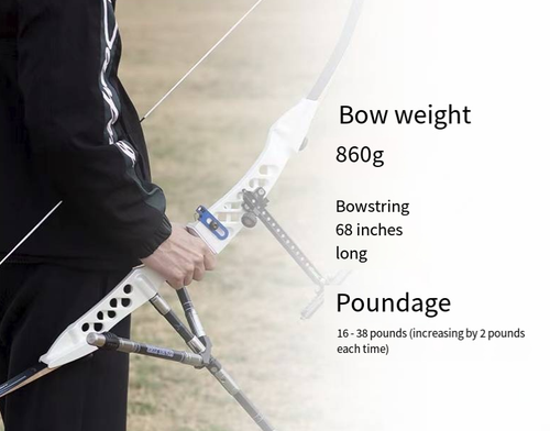 This F2 competitive recurve bow set features an aviation-grade aluminum bow handle, combined with hard maple laminated bow sheets, providing stable rebound. The wind tunnel-style hollow design reduces weight and improves stability, making it easy to operate and ensuring stable performance. It is suitable for both teenagers and adults and is an ideal choice for novice outdoor archery and competitive practice.