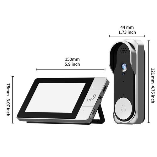 Guard Your Family Every Moment! NT601A 2.4G Wireless Video Doorbell features easy installation with no wiring and no WiFi required. Equipped with a 4.3-inch HD large display and a 30W high-definition camera, it delivers real-time monitoring and clear visuals. It supports two-way video and audio intercom, built-in large-capacity battery for long endurance, and 128GB extended storage. This smart home security access control device is the perfect safety guardian for every household.