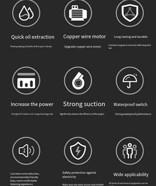 This 24V diesel oil pumping kit is compatible with dual voltages. It features a powerful motor with high output power and efficient oil pumping capacity. It comes with a standard oil gun and thickened oil pipe, and is fully assembled for immediate use upon opening the box. It is lightweight and portable, making it a safe and efficient tool for diesel transportation in automotive repair, engineering, and outdoor applications.
