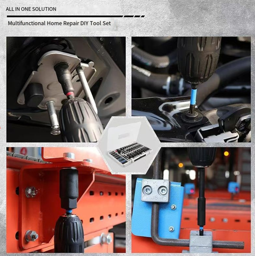 This 80-piece integrated magnetic impact nut wrench set features built-in strong magnetic adhesion to prevent falling off, and is forged from high-carbon steel for excellent shock resistance and durability. The full range of socket heads covers various scenarios, and the portable storage box is neatly organized and easy to carry, making it a reliable tool for efficient disassembly and assembly in automotive repair, mechanical maintenance, and DIY.