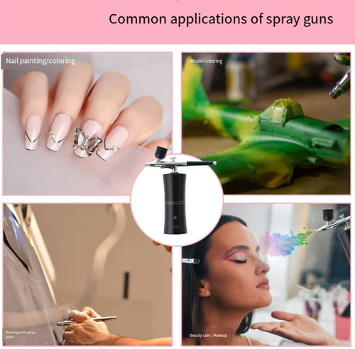 This portable charging spray pen gun is equipped with a 0.3mm fine nozzle, ensuring a fine and even misting effect. The wireless lithium battery design is free from constraints, suitable for nail art, model making, cake coloring and acrylic spraying. The stainless steel material is easy to clean and is an excellent tool for creative work in various scenarios. Enable every inspiration to be precisely realized, and infuse more colors and creativity into life.