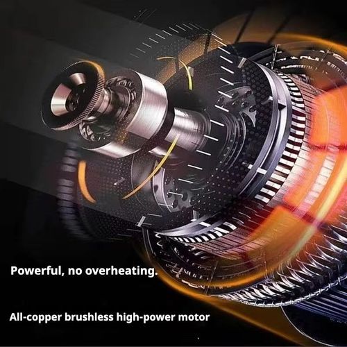 This 8-inch wireless handheld brushless lithium battery saw features a powerful brushless motor, a hardened chain that is sharp and durable. The body is lightweight and can be operated with one hand. The large-capacity lithium battery provides long-lasting power. The safety protection design is well implemented. It is an efficient cutting tool for outdoor logging, garden trimming, and home DIY projects.