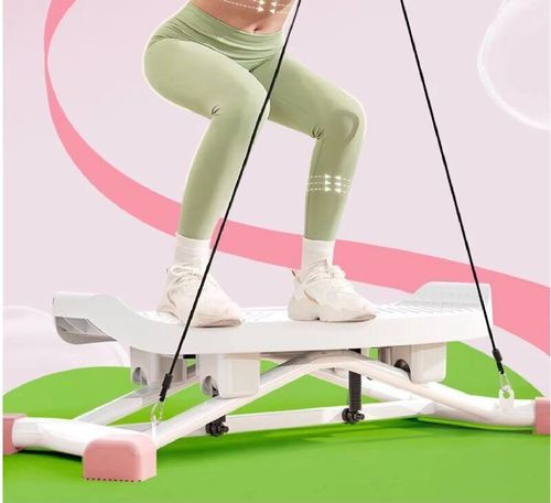 Zvz New Concept Mini Stepper with Detachable Resistance Bands & LCD Digital Counter – Portable Home Aerobics Exercise Machine for Full-Body Fat Burning, Body Shaping, Core Strengthening, Leg & Butt Toning, Shoulder & Back Slimming, Posture Correction – Silent Smooth Non-Stuck Design, Non-Slip Pedal & Compact Foldable Structure, Ideal Home Workout Equipment for Women, Men, Fitness Enthusiasts, Small Apartments & Office Use