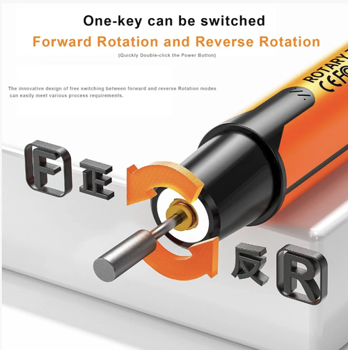 This mini handheld digital electric grinder features six precise speed adjustments and digital display visualization. It is equipped with Type-C fast charging and LED light, and comes with a full range of grinding accessories. With its pen-like portable design, it is an efficient tool for home DIY, model making, and fine maintenance. Make every polishing process full of a sense of control, and inject unlimited possibilities into home repairs and handicraft creations.