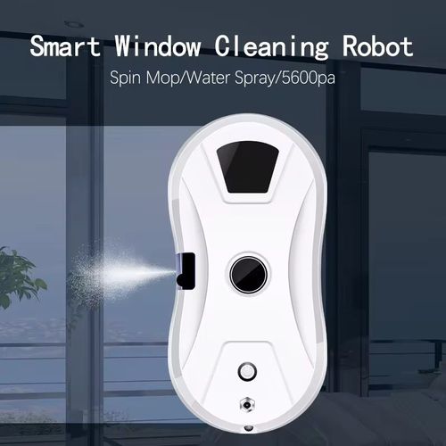 A window cleaning tool specially designed for high-level users. The double-rotating mop has strong cleaning power. It supports remote control operation and automatic water spraying. With a suction force of 5600Pa, it firmly adheres to the glass. The ultra-thin body can easily move through. Just press the button to start the automatic cleaning. Say goodbye to dangerous window cleaning and keep the glass always clear and bright.