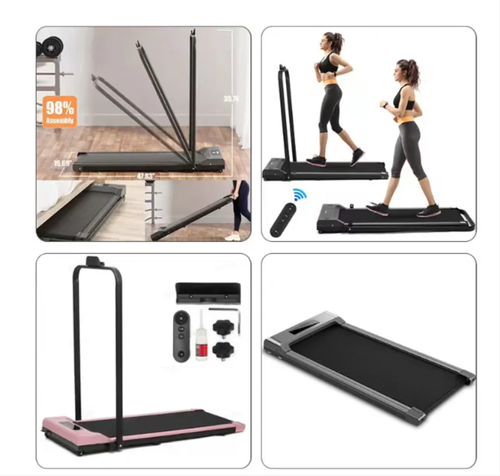 This silent, no-installation, foldable walking machine is ready to use right out of the box. It is extremely quiet and shock-absorbing, not disturbing neighbors. It can be folded with one button for space-saving. It is suitable for small-sized apartments. It supports multiple speed adjustments and can be operated remotely. It can be used in various scenarios such as at home or in the office. It is an ideal choice for aerobic fat reduction and home fitness.