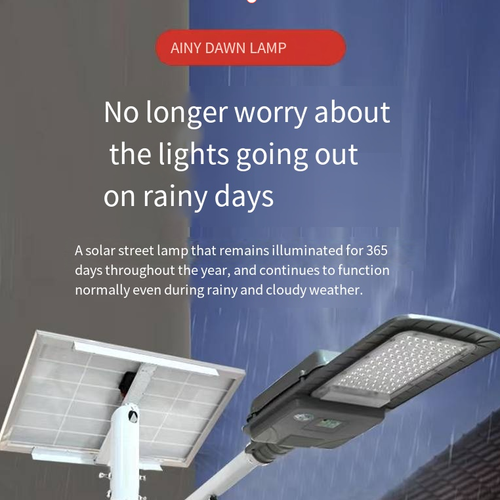 This Feiyong model solar outdoor garden lamp charges the solar panel during the day and automatically lights up at night. It has zero electricity cost and is more cost-effective. With an ultra-high power LED that provides wide and bright illumination, it is IP65 rated for waterproof and dustproof durability. The integrated support structure makes installation convenient, making it a cost-effective and energy-saving must-have for home gardens and rural road lighting.