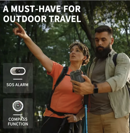 This disaster-prevention and emergency survival radio can receive emergency information across all frequency bands. It supports solar power, manual winding, and Type-C charging modes. With a 4000mAh large capacity, it can also function as a power bank. It comes with LED lighting, SOS distress signal, and compass functions. The military-grade triple protection body design makes it an all-in-one survival tool for family disaster prevention, outdoor exploration, and post-apocalyptic survival.